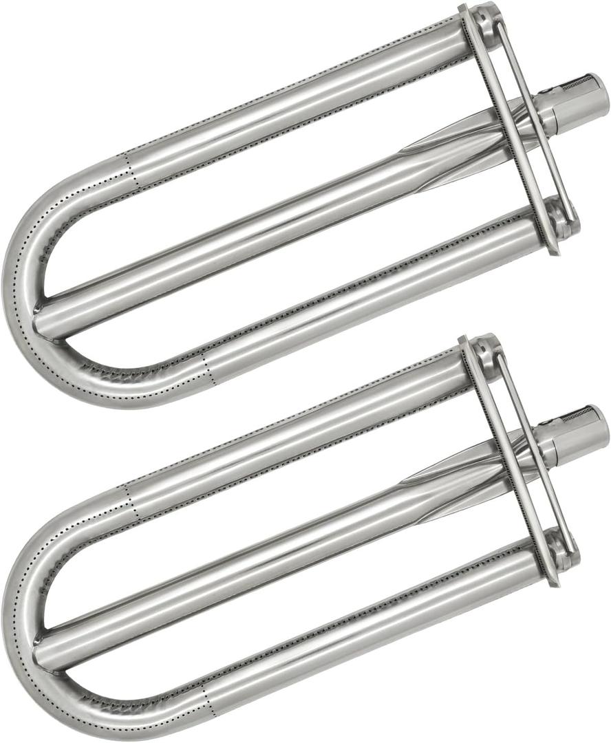 18.125" Grill Burners for Alfresco 30 42 56 LX2, AGBQ-30SZCD, AGBQ-42RFG, AGBQ-56BFG, ALX2-30CD, ALX2-42RFG, ALX2-56BFGC, BBQ Gas Grill Replacement Parts Pipe Tube, Stainless Steel