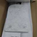 Livabber Standing Towel Rack, 304 Stainless Steel 2-Tier Towel Holder Stand with Marble Base, Modern Stylish Tall Shower Towel Bar for Bathroom Accessories, PoolBlack