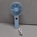 SWEETFULL Handheld Portable Fan, 5000mAh Rechargeable Battery, 6 Speed Wind, LED Digital Display, Foldable Electric Personal Mini Travel Fan with Backup Power, Summer Essentials Gifts for Women Girl (Blue)
