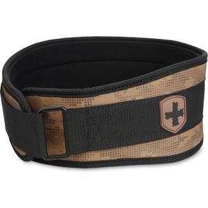 Harbinger Weightlifting Belt, Foam, 4.5" Width, Pink, X-Small - X-Large (Unisex Tan Camo)