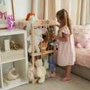 Wooden Stuffed Animal Storage for Kids Large Toy Storage Organizer & Holder for Your Kids Playroom or Nursery Easy to Assemble Stuffed Animal Zoo That Keeps Plush Friends Ready for Snuggles