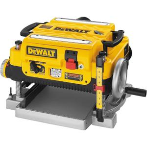 DEWALT Planer, Thickness Planer, 13-Inch, 3 Knife for Larger Cuts, Two Speed 20,000 RPM Motor, Corded (DW735)
