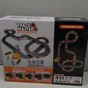 Slot Car Race Track Sets with 4 High-Speed Racing Car, Battery or Electric Race Car Track for Boys and Kids, Dual Racing Game Lap Counter Circular Overpass Track, Gifts Toys for Boys Kids Age 6 7 8-12