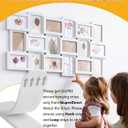 Picture Hanging Strips - 24-Pairs(48 Strips) Wall Sticky for Hanging Pictures on Wall Without Nails, Adhesive Picture Hangers Heavy Duty No Damage