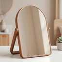 ZOROSY Table Desk Vanity Mirrors for Girl- Portable Folding Makeup Mirrors, Wall-Mounted Mirrors for Living Room, Bathroom,Bedroom (16.5" L x 12" W)