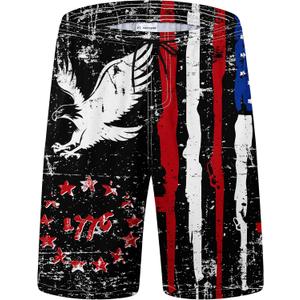 Mens Swim Trunks Quick Dry Board Shorts Bathing Suit for Men Beach Swimwear Breathable Surf Beach Shorts Swimwear (Blue, XXL)