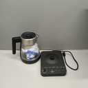 Aesthetern Electric Tea Kettle with Infuser 1.7L Glass Electric Kettle with Temperature Control Automatic Shut Off 12H Keep Warm for Tea Coffee Water Heater, Black