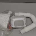 Downspout Diverter, Diverter for Downspout, Rain Barrel Diverter Kit Downspout 3"x 4" and 2"x 3", Rain Barrel Diverter Kit with Adjustable Valve, Diverts Water Into Rain Barrel,4.6ft Hose - White