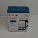 COSORI Electric Kettle Temperature Control with 6 Presets, 60min Keep Warm 1.7L Electric Tea Kettle & Hot Water Boiler, 304 Stainless Steel Filter, Auto-Off & Boil-Dry Protection, BPA Free, Black (1.8 Quarts, Clear)