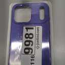 Compatible with iPhone 17 Pro Max Case, Shockproof Liquid Silicone Protective Phone Case with Soft Anti-Scratch Microfiber Lining Ultra Slim Drop Protection Phone Cover (Purple)