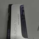NUMOYA Go Brush Pro Portable Cordless Hair Straightener Brushs for Travel, with 30s Fast Heat, 3 Temperature Settings (White)