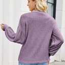 Edelqual Women's Sweater V Neck Long Sleeve Tops Winter Pullover Casual Fall Outfits Fashion Trendy Clothes Christmas (M)