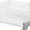 Pull Out Cabinet Organizer, Expandable Width 13"-22", Heavy Duty Metal Slide Out Drawers for Cabinets, Expandable Cabinet Pull Out Shelves for Kitchen, Pantry, Bathroom, White