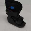 United Ortho USA14115 Short Air Cam Walker Fracture Boot, Medium, Black