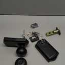 Veise VE028 Built-in Wi-Fi Smart Lock with Knob, Fingerprint Keyless Entry with Handle, App Remote & Voice Control, Electronic Digital Keypad for Front Door and Bedroom, IP65 Waterproof, Matte Black