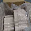 COLOSUS 100 pcs Pink Plastic Plates Set, Nice Disposable Plates,Pink Disposable plates Set for 50 Guest include 50 Dinner Plate 10.5 &50Dessert plates 8.25 for Party,Wedding, Birthday,Mother's Day