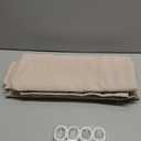 Awellife Boho Shower Curtains for Bathroom Cotton Fabric Touch Beige Bohemian Mid Century Minimalist Arch 72" L x 72" W