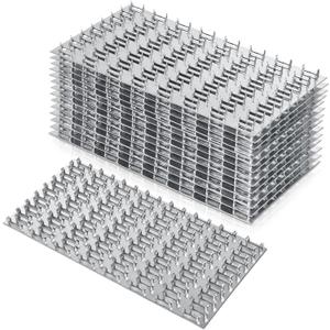 15 Pack Truss Plate - 8" x 4" Pronged Truss Plate Mending Plates Nail Teeth Height 10mm - Steel Mounting Repair Tie Plate Brackets Roofing Wood Connector for Wood Stud Roof Truss Timber