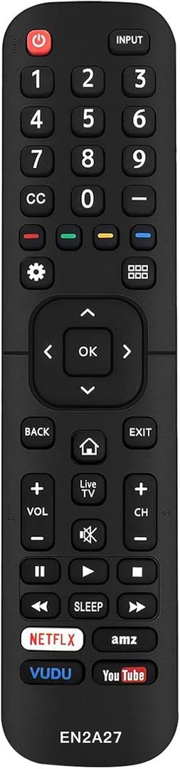 New Replacement Universal Sharp aquos TV Remote Control EN2A27 Compatible with Sharp Hisense Remote Control LCD LED HDTV Smart TV Remote Control