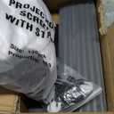 Outdoor-Projector-Screen-with-Stand - 120 inch Portable Projector Screen Indoor Outdoor Projector Screens 16:9 4K HD Lightweight Movie Screen with Carry Bag for Backyard Movie Night