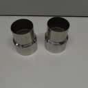 SSN Exhaust Pipe Reducer Component Adapter 2.5 Inch ID to 3.0 Inch ID Polished 304 Stainless Steel Universal ID 2.5" to ID 3.0" Exhaust Pipe Reducer Adapter 4 Inch Length-Pair