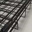 Sweetcrispy Medium Dog Crate with Divider Panel, 30 Inch Double Door Folding Metal Wire Dog Cage with Plastic Leak-Proof Pan Tray, Pet Kennel for Indoor, Outdoor, Travel