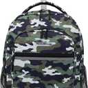 Travelers Club 18" Rolling Backpack with Shoulder Straps, Camo