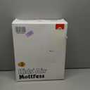 QPAU Blow up Inflatable Toddler Travel Bed with Sides, Toddler Air Mattress for Camping, Traveling, Hotel, or Home Use, Hand Pump Included (Pink)