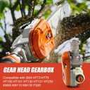 Gear Head Pole Saw Gearbox Compatible with Stihl HT73 75 100 101 130 131 250, KM90 KM110 KM130, FS85, WT Spur Sprocket 3/8-6T Pruner Pole Saw Tree Cutter Replaces 4182 200 0070 4138 205 0008