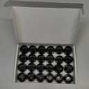 24 PCS Silicone & Felt Chair Leg Floor Protectors - Scratch Proof & Noise Reducing Furniture Caps for Hardwood Floors - Round M Fits 1" to 1 3/16" (2530mm), Black