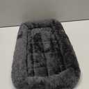 MidWest Homes for Pets QuietTime XS Dog Bed - Gray Faux Fur Bolster, Ultra-Soft and Machine Washable, Fits 22-Inch Crates and Carriers, for Small Dogs and Cats