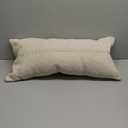 Loloi Chris Loves Julia Harvey Collection PCJ0018 White 12'' x 27'' Cover w/Down Pillow
