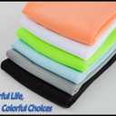 YISEVEN Sports Compression Arm Sleeves (Adult (one size fits most), 1 Pair - Ivory White)