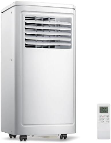 Portable Air Conditioners, 6000 BTU, 3 in 1 Portable AC Unit with Window Kits, Fan & Dehumidifier Modes, Cools up to 350 Sq.Ft, LED Display, 24H Timer for Living Room, Bedroom