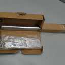Ivilon Drapery Window Curtain Rod - End Cap Style Design 1 Inch Pole. 28 to 48 Inch Color Satin Nickel