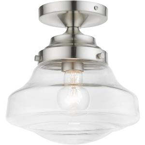 Livex Lighting, 41291-91, Avondale, Semi-Flush, Brushed Nickel