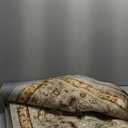 Ultra Soft Area Rug 8x10, Heritage Tapestry Inspired Geometric Lattice, Non Slip, Stain Resistant, Washable Area Rugs for Living Room, Bedroom(Beige, 8x10) (Pattern 12)