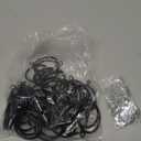 44 Pack Curtain Rings with Eyelets, 1.75 Inch Inner Diameter, Heavy Duty Rustproof Metal Drapery Rings for Pinch Pleat Curtains Panels, Decorative Clips Rings Fits 1.25-1.5" Rods, Black