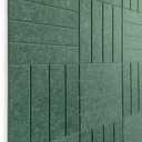 DECORITA Felt Bulletin Board Tiles | Modern Cork Board Alternative | Large Cork Boards for Walls | Aesthetic Felt Wall Panels for Office & Home Decor | Pin board & Photo Board (12-Pack) | Tree