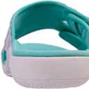 Spenco womens ComfortSlide Sandal (6 Wide, Teal/Pink)