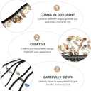 EXCEART Dreadlock Accessories 13pcs Hair Braid Rings Shell Headpiece Hair Clips Pendant Ocean Conch Seashell Enamel Charms Pendants for Diy Jewelry Making Jewelry Accessories