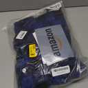 Malier Classic Plaid Fleece Dog Jacket with Pocket - Windproof Warm Coat for Small to Large Dogs (Blue, XXX-Large)