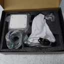 Touchless Bathroom Sink Faucet - Automatic Motion Sensor Restroom Toilet Faucet - Battery Operated for Commercial Lavatory, Brushed Nickel