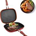 Haofy Frying Pan, Double Sided Grill Pan, 28 cm Kitchen Pancake Pan Omelette Trays for Cooking Sandwich Breakfast