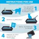 ARM & Hammer Cloud Control Platinum Cat Litter, Hypoallergenic, Dust-Free, Multi-Cat, 14-Day Odor Control, 18 lbs  Dander Shield & Baking Soda