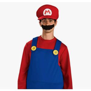 Super Mario Brothers, Deluxe Hat, Mario, Size L