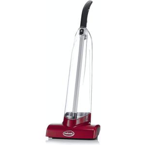 Ewbank Cascade Manual Non-Electric Lightweight Compact Carpet Cleaner Shampoo Dispensing Roller Tall Scrubber Brush, with 17 oz. Shampoo, 85 oz, Red