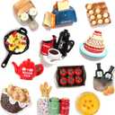 12pcs Cute Food Fridge Magnets for Fridge Cute Magnet Refrigerator Stickers for Kitchen Magnet Decorative Strong Resin Fun Magnets Home Decor Office (12PACK)