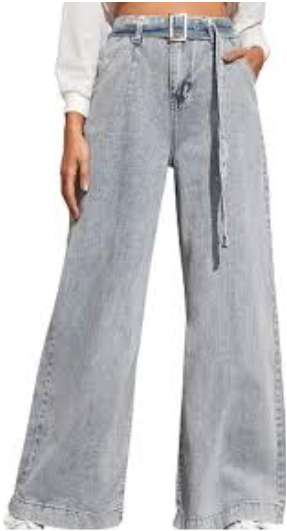 Zpiuo Denim Blue Woman Jeans Size 14