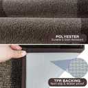 Machine Washable Kitchen Rug 24" x 70", Non Slip Kitchen Mat for Floor, Absorbent Entrance Runner Rug for Bedroom, Hallway, Bathroom, Door (Roll Packing)